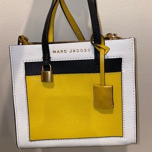 Marc Jacobs tri-color tote bag.